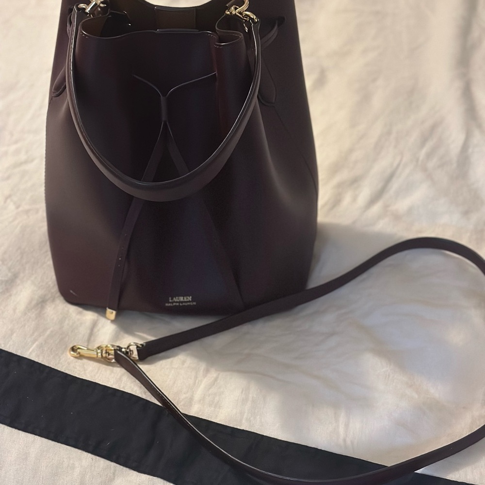 Ralph Lauren Brown Leather Bucket Bag - Picture 7 of 7